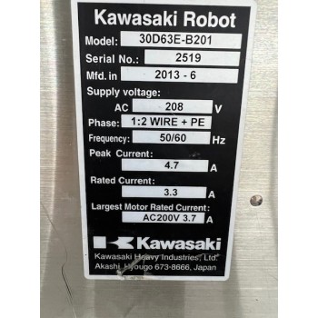 Kawasaki 30D63E-B201 Robot Controller